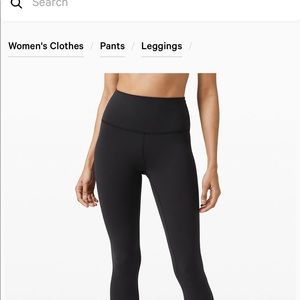 Lululemon Wunder Train HR Tight 25” black size4